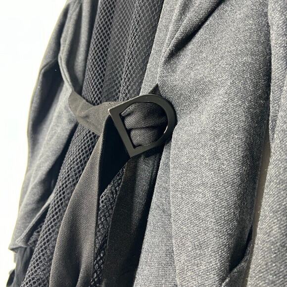 Cabi Love Carol 3184 Grey Mesh Back Layered Utility Belted Jacket Size Medium - Picture 10 of 10